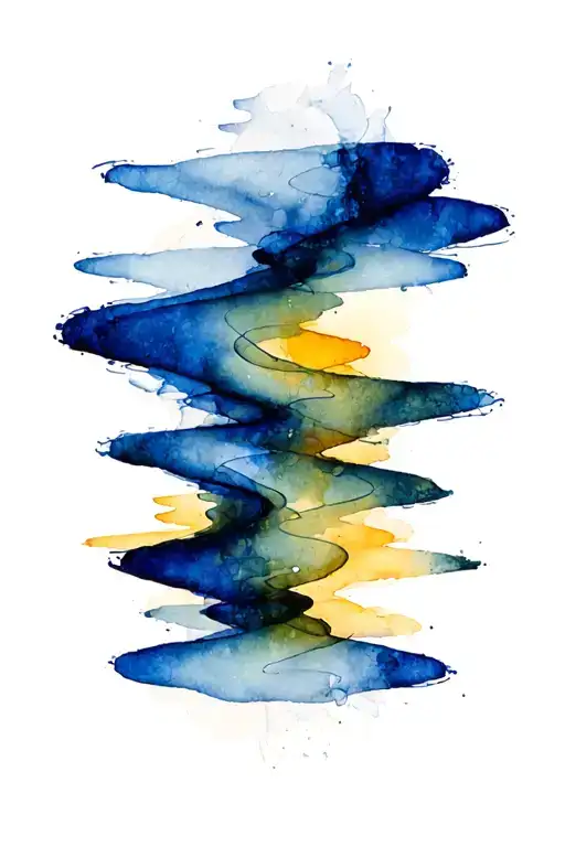 Abstract. lines that point a ways we imagine. salvador dali tattoo design idea