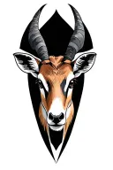 Springbok tattoo design idea