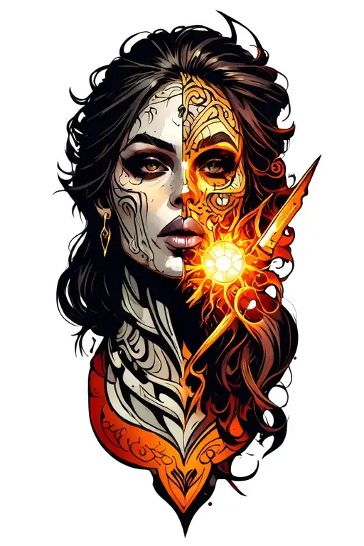 iron within, iron without tattoo design idea