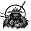 samurai tattoo design idea