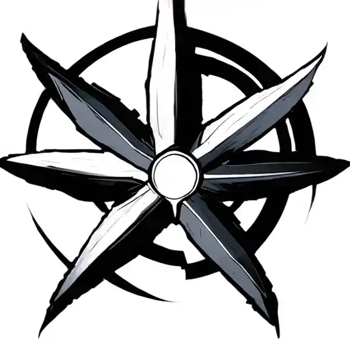 Shuriken tattoo design idea