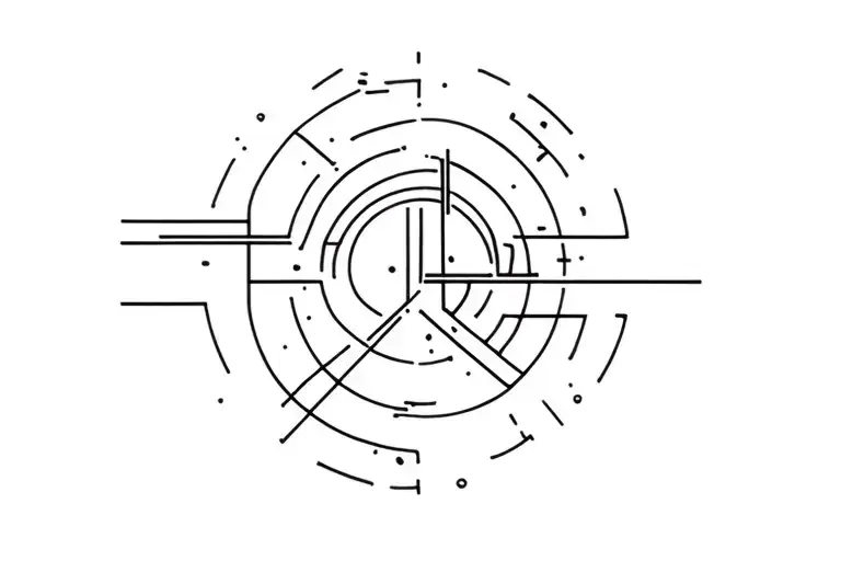 Dystopia tattoo design idea