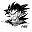 Goku prowler meme tattoo design idea