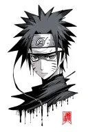 Obito Uchiha tattoo design idea