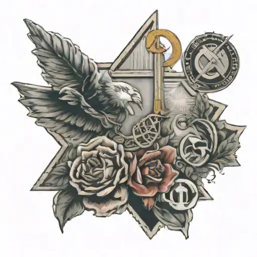 excessive Lyon peace freedom communist struggle tattoo design idea