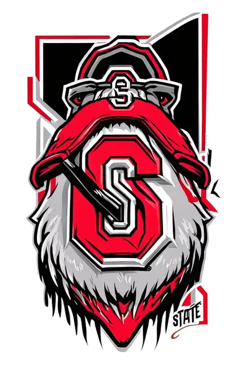 ohio state buckeyes tattoo design idea
