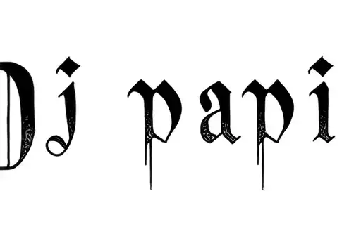 Papi Design Black Text 65+ Papi Tattoo Ideas in 2026 - BlackInk AI
