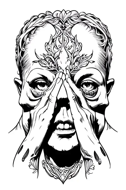1 of 1 self made see no evil speak no evil tattoo design idea