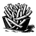 fries tattoo design idea