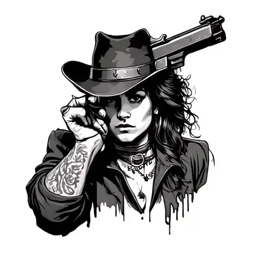 saddie adler red dead redemption 2 tattoo design idea