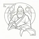 UNCLE IROH tattoo design idea