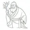 UNCLE IROH tattoo design idea