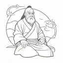 UNCLE IROH tattoo design idea