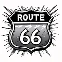 Route 66 tattoo design idea