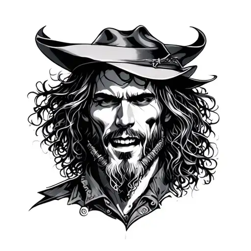 Johnny Silverhand tattoo design idea