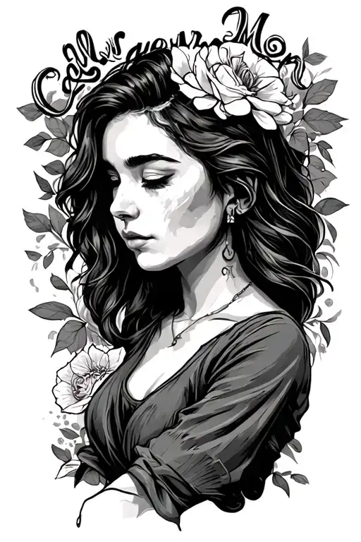 Call Your Mom Noah Kahan tattoo design idea