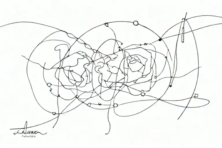 The passing life was turbulent tattoo design idea