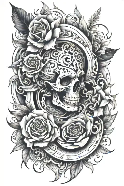 Pain Comes Strength tattoo design idea