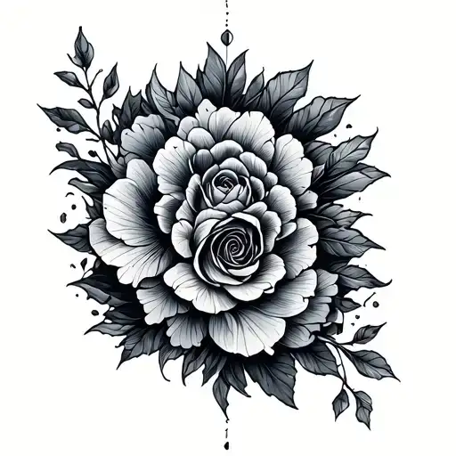 Meander tattoo design idea