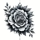 Meander tattoo design idea