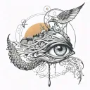 perception tattoo design idea