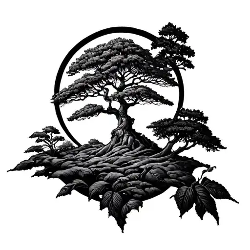 growth and prosperity and stability  tattoo design idea