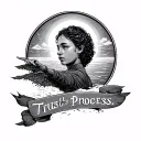 “Trust the process.” — faith in your path, even if it hurts. this with a small plane tattoo design idea