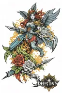 destiny tattoo design idea