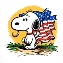 Snoopy tattoo design idea