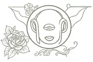 fiat luxury tattoo design idea