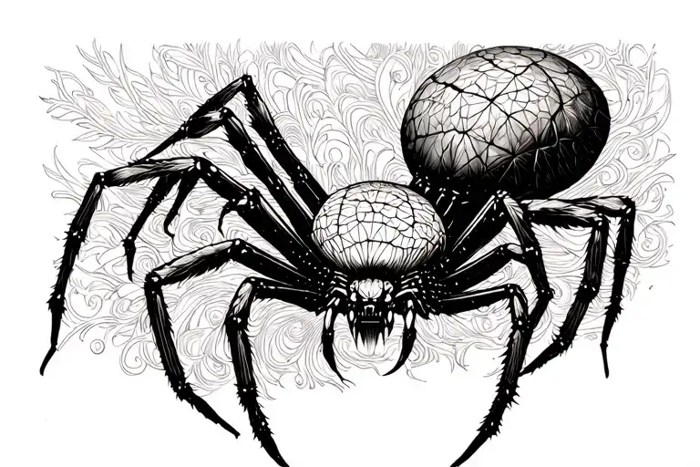 2004 12 18 romen number and spider tattoo design idea