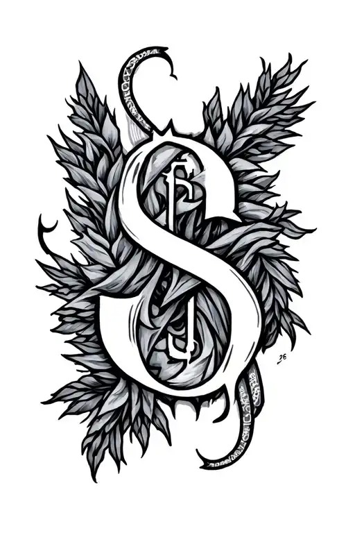 $uicideboy$ song intertwined tattoo design idea
