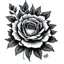 Birth Date tattoo design idea