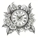 one day at a time tattoo design idea
