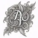 Write the word (pouryapadra) in Chicano style, horizontally. tattoo design idea