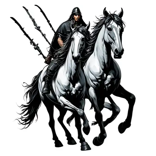 four horsemen tattoo design idea