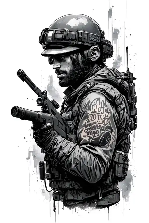 "If not us, then who?" Metro 2033 tattoo design idea