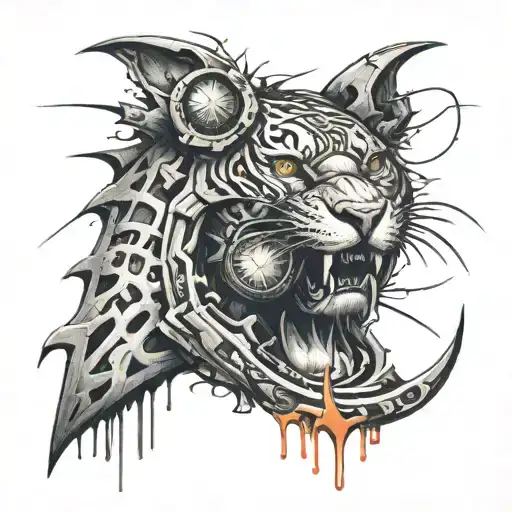 graffiti art style tattoo design idea