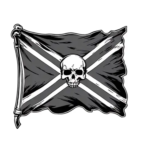 Rebel Flag tattoo design idea