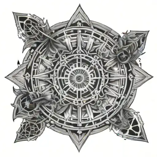 starwars empire mandala tattoo design idea