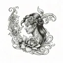 a meaningful tattoo symbolizing the quote "i wanted to end my life, but instead i gave it to someone who needed it" tattoo design idea