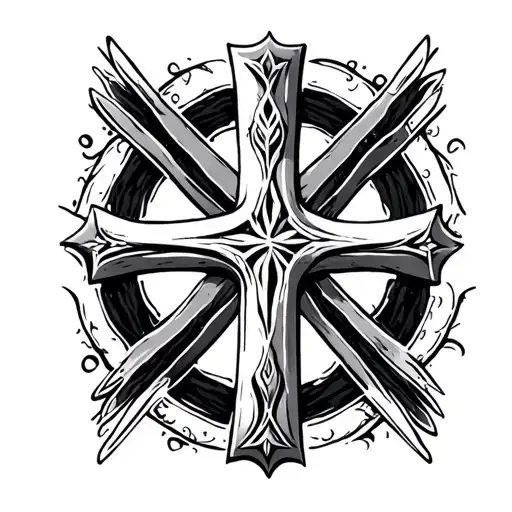 Nordic Cross tattoo design idea