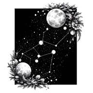 andromeda constellation tattoo tattoo design idea