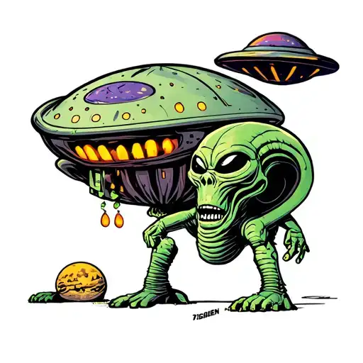 Mars Attacks Ink 31+ Mars Attacks Tattoo Ideas in 2026 - BlackInk AI