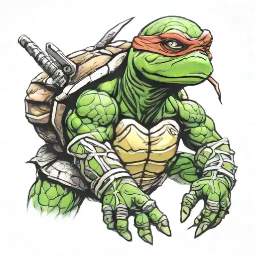 ninja turtle movie tattoo design idea