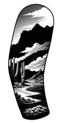 arizona scenery tattoo tattoo design idea