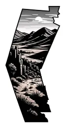 arizona scenery tattoo tattoo design idea