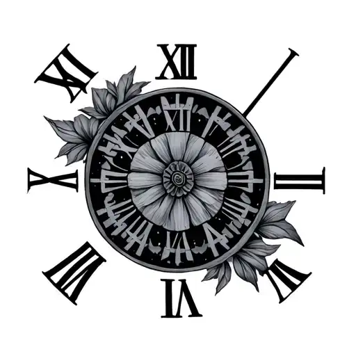 2006 In Roman Numerals tattoo design idea