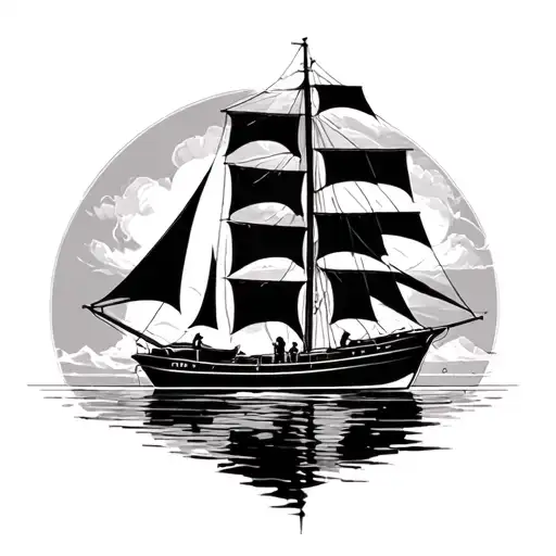 metanoia sailboat tattoo design idea