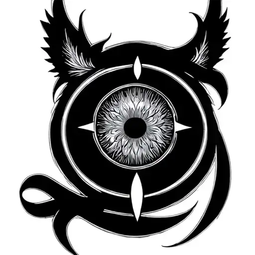 Ambigram Jackie alex grey eyes art tattoo design idea